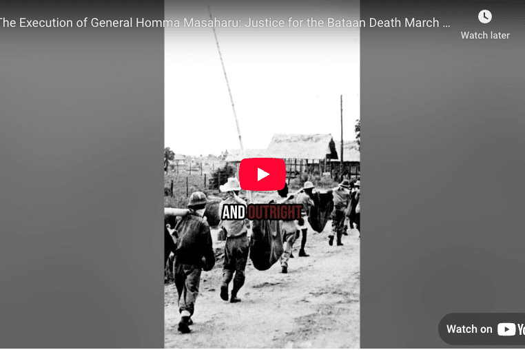 [Video] Today in History- The Execution of General Homma Masaharu 4.3.1946